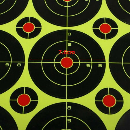 90 Pcs Shooting Targets Reactive Splatter Shot Rifle Fluorescent Paper Targets